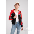 Custom Collision Color Hoodie Windbreaker Jacke für Damen